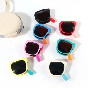 UV 400 Foldable Sunglasses Outdoor Travel Goggle for Toddler Boys and Girls - Picture 1 of 17