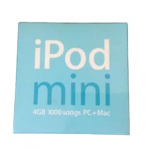 Apple iPod Mini 2. Generation 4GB Silber Blue,NEU Und Original Verpackt,mit … - Bild 1 von 5