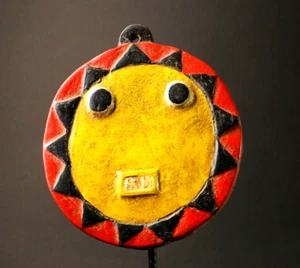 African Baule Goli Mask Handcrafted Tribal Art Face Wall Hanging Decor-G2904 - Picture 1 of 24