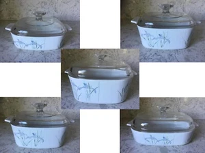 Corning Ware SHADOW IRIS Pyrex Dish w/ Glass Lid Various Sizes Priced EACH - Picture 1 of 41