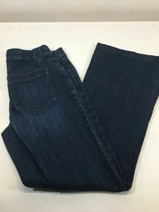 WOMEN'S EDDIE BAUER CURVY BOOT CUT STRETCH JEANS SIZE 6 EUC - Picture 1 of 4
