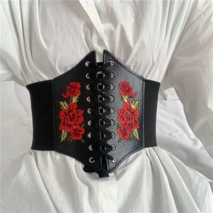 Damen Shaper Gürtel Korsett breit Kunstleder schlankmachend Körperformender Gürtel - Bild 1 von 9