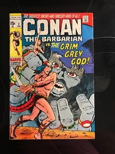 CONAN #3  LOW PRINT RUN RARE VF/NM - Picture 1 of 10
