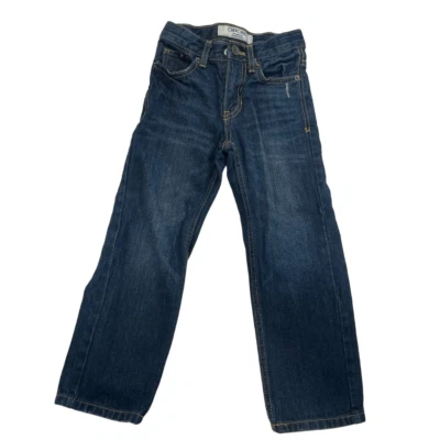 Pantalones de mezclilla Cherokee para niños talla 4 azules bolsillos de pierna recta 100 % algodón Foto 1 de 4