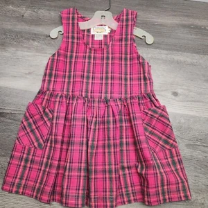 Vintage 80er/90er Jahre ärmelloses Kleid rosa Mädchen 4t von Threads Kinder - Bild 1 von 5
