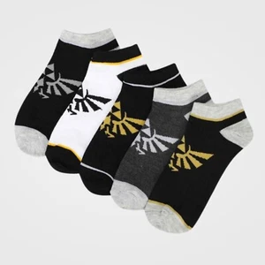 Juego de 5 pares de calcetines tobilleros Hyrule Crest (The Legend of Zelda) para dama - Imagen 1 de 8