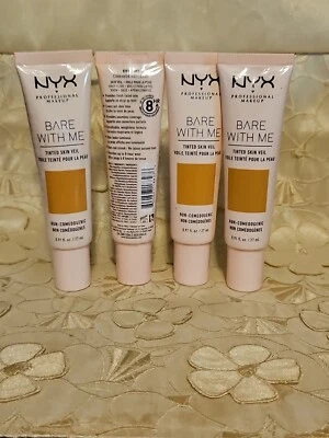 4-NYX-Bare with Me-Tinted Skin Veil #BWMSV07 cinnamon mahogany-NEW/SEALED! - Image 1 of 4