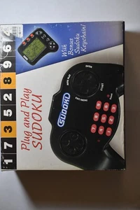 New In Box Sudoku Plug N Play TV Video Game With Bonus Sudoku Keychain - Picture 1 of 10
