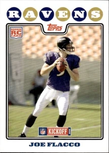 Joe Flacco Rookie Card #170 2008 Topps Base RC Baltimore Ravens - Picture 1 of 2
