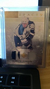 2014-15 UD Artifacts Mats Sundin Dual Patch #/15