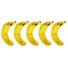 5Pcs Pet For Cat Teeth Grinding Catnip Soft Plush Banana Fun Interactive Gi