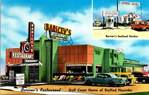 BILOXI, MISSISSIPPI - RESTAURANTE DE MARISCOS DE BARICEU - POSTAL VINTAGE - Imagen 1 de 2