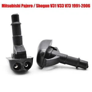 Boquilla de chorro para capó limpiaparabrisas delantero 2 piezas para Mitsubishi Pajero Shogun - Imagen 1 de 7