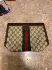 Gucci Vintage Gucci Gucci Parfums Gg Supreme Canvas Clutch Bag