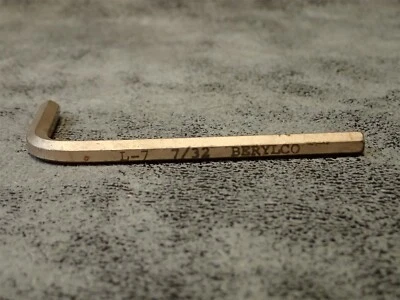 L-7 Berylco Non-Sparking L-Wrench 7/32" Hex (BN66) - Image 1 of 3