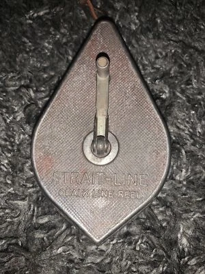 Vintage Strait-Line Chalk Line Reel & Plumb Bob Made in Ohio USA THE IRWIN CO. - Image 1 of 2