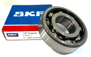 SKF 6306 C3 CUSCINETTO A SFERE SCANALATO PROFONDO, APERTO, SENZA GUARNIZIONI 30x7xx19 mm NUOVO - Foto 1 di 3