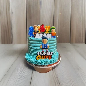 Stumble Guy Cake Topper Set,Stumble Guy Cake Decorations - Picture 1 of 5