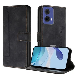 For Motorola Edge 60 Pro 50 Neo G05 G15 G55 G75 Case Leather Wallet Flip Cover - Picture 1 of 14