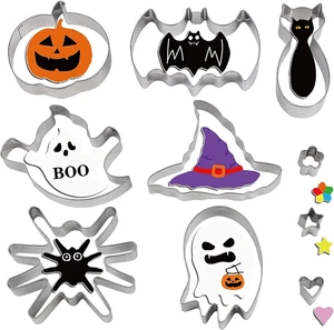 Formine Biscotti Halloween,10 Pezzi Stampi Biscotti Halloween,Formine per Biscot - Foto 1 di 12