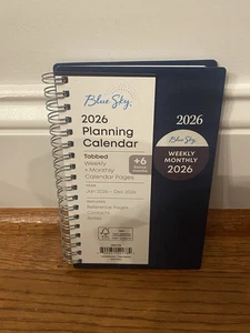 Planificador Calendario Cielo Azul 2026 Semanal Año Nuevo Moda Bolsillo Azul Marino 154178 - Imagen 1 de 4