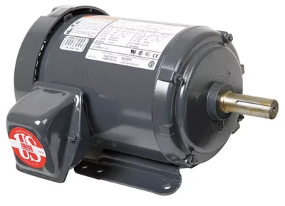 US Motors General Purpose Motor GP 3 Phase 143T 1765 & 1455RPM 1HP S81-094 U1P2D - Image 1 of 3