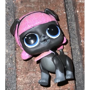 LOL Surprise Pets Eye Spy Serie 4 Wave 2 Madame Pup Rosa Glitzer Haare - Bild 1 von 3