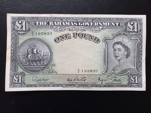 Bahamas 1 Pound, 1953, (P-15d) - Picture 1 of 16