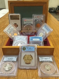 Valuable Collection PCGS, NGC, ANAC, ICG Old US Coins- Sample Slab, Silver, MS67 - Picture 1 of 20