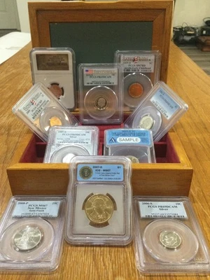 Valuable Collection PCGS, NGC, ANAC, ICG Old US Coins- Sample Slab, Silver, MS67 - Image 1 of 4