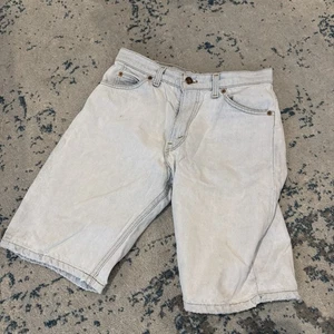 Vintage 1982 Levis 550 Shorts Mens 30 Blue Denim Orange Tab Light Wash Jorts - Picture 1 of 10