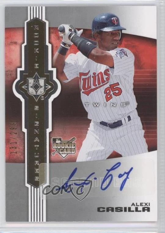 2007 Ultimate Collection Signatures /299 Alexi Casilla #109 Rookie Auto RC - Image 1 of 2
