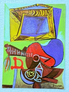 Pablo Picasso (Handmade) Drawing on antique paper Signed and Sealed size 32x23.5 - Picture 1 of 3