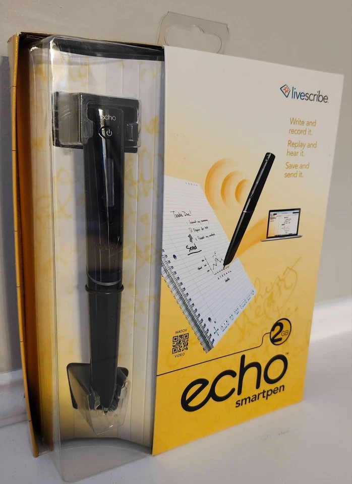 LiveScribe Echo Smart Pen 2 GB - Kit de inicio de escritura, lectura y grabación. Nunca usado Foto 1 de 1