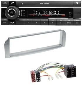 Kienzle Bluetooth MP3 USB DAB Autoradio für Alfa Romeo 147, GT - silbergrau - Bild 1 von 5