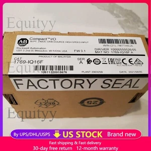 Modulo ingresso I/O CompactLogix 16 Pt 24VDC nuovo sigillato AB 1769-IQ16F senza tasse USA - Foto 1 di 2