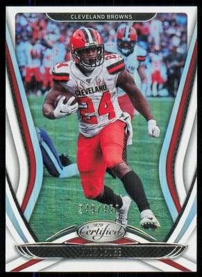 2020 Panini Certified Mirror Nick Chubb /450 #85 - Image 1 of 2