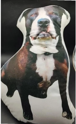 Almohada de cama de felpa Staffordshire Bull Terrier, Kennel Mate. All About Vibe Foto 1 de 4