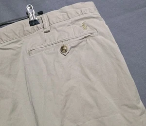 Pantalones Polo Ralph Lauren Para Hombre 44x30 Elastizados Calce Clásico Algodón Caqui Chino Beige - Imagen 1 de 5