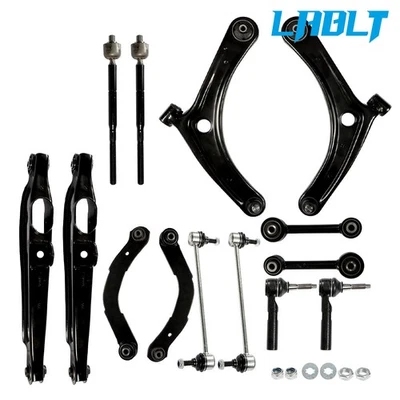 Brazos de control delanteros traseros LABLT barras estabilizadoras 14 piezas para Jeep Compass 2007-2017 Foto 1 de 4