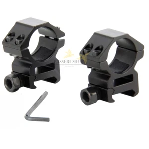 Paire de colliers de montage medium en aluminium rail 21mm et diamètre 25,4mm - Bild 1 von 1