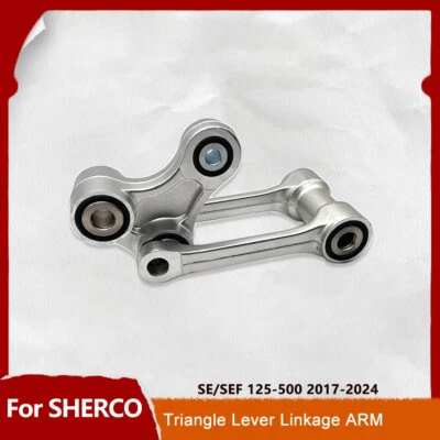 Brazo de acoplamiento de motocicleta palanca triangular amortiguador trasero suspensión varilla de tracción para SHERCO Foto 1 de 4