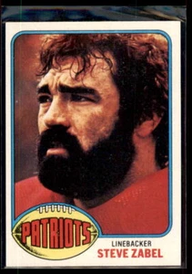 1976 Topps Steve Zabel #188 New England Patriots - Picture 1 of 2