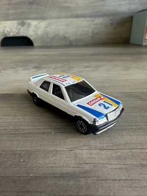 Vintage Yatming #821 White Mercedes Benz 1:64 Diecast Car #21  - Image 1 of 4