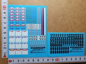 DECALS 1/43 PLAQUES RALLYE TOUR DE CORSE 1995 à 1998 - CARPENA 43266 UV - Picture 1 of 1