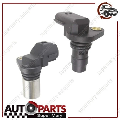 Sensor de posición del cigüeñal y árbol de levas 2 piezas para Volvo V70 2002 2003 2004 2005 Foto 1 de 4