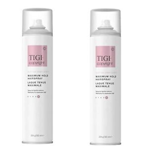 TIGI Copyright Custom Complete Maximum Hold Hairspray 2x 385ml