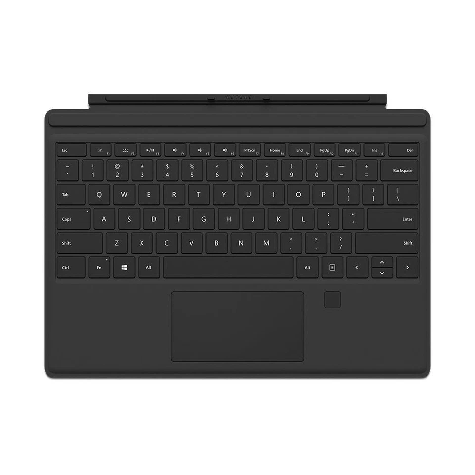 Microsoft Surface Pro Type Cover 1755 Black Fingerprint ID Black   (EQQ4434) - Image 1 of 2
