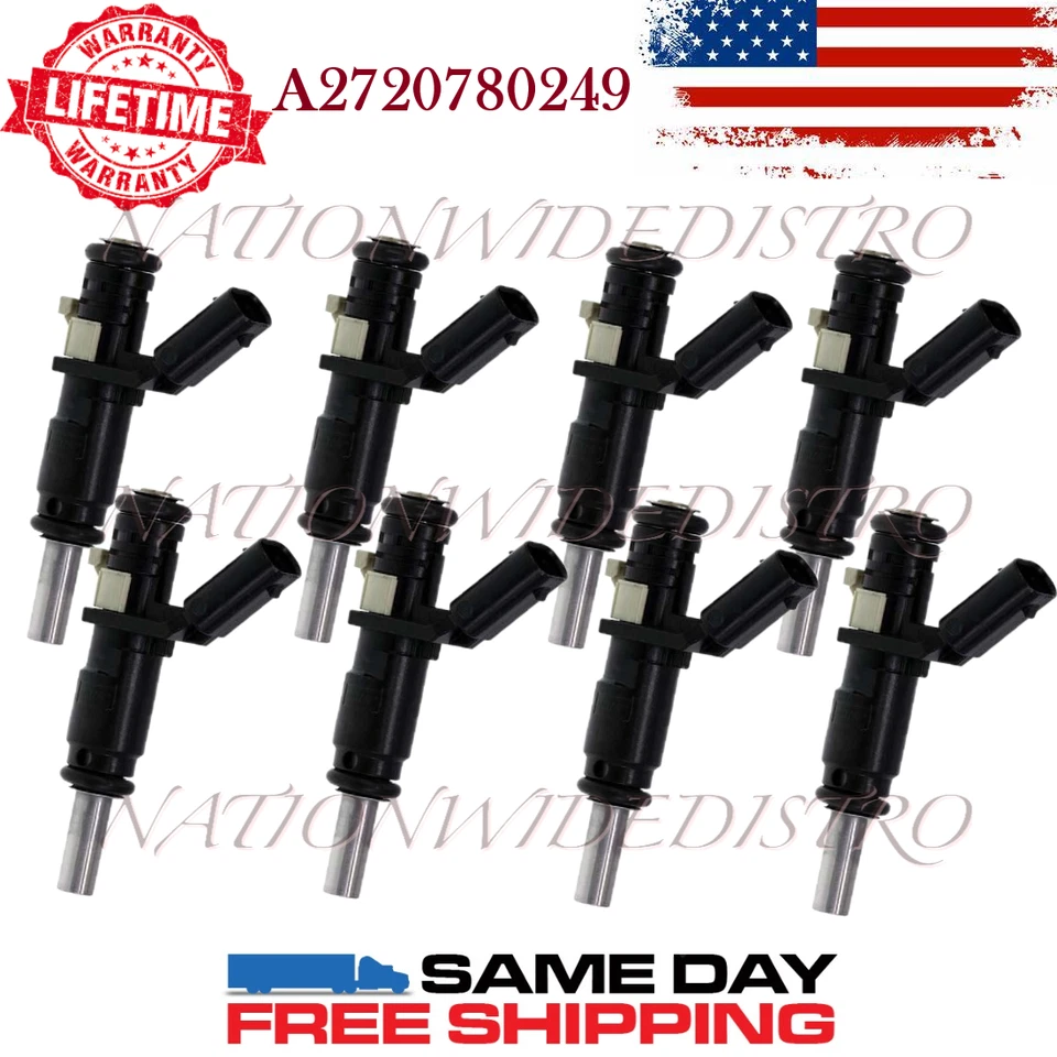 8x Inyectores de combustible Siemens OEM para Mercedes-Benz S550 2007-2011 5,5 L V8 Foto 1 de 4