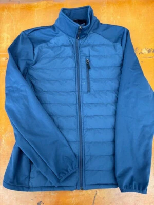 32 Degrees Heat Mens Winter Jacket Zipper Cloudfill Insulation(BLUE , S )NWD - Image 1 of 4